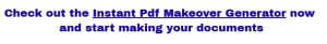 Instant Pdf Makeover Generator Review